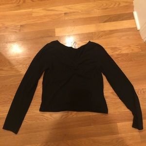 H&M ruched chest top